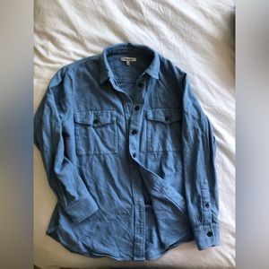 Madewell long sleeve 100% cotton button up